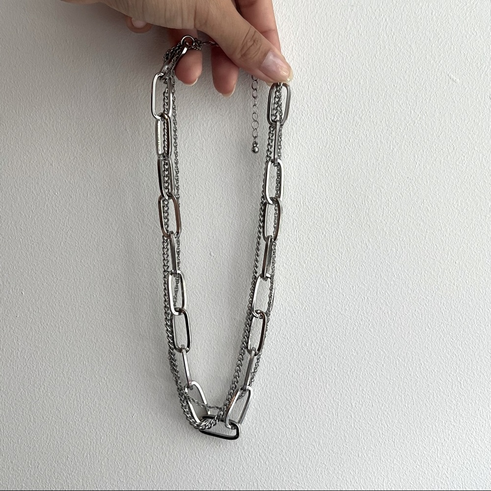 UO Silver Chain Necklace